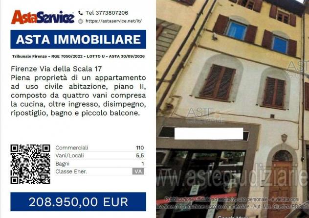appartamento in vendita a Firenze