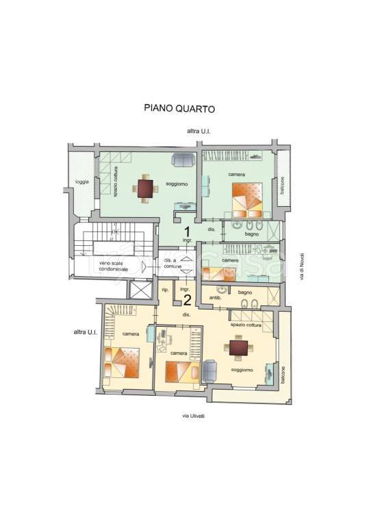 appartamento in vendita a Firenze in zona Novoli