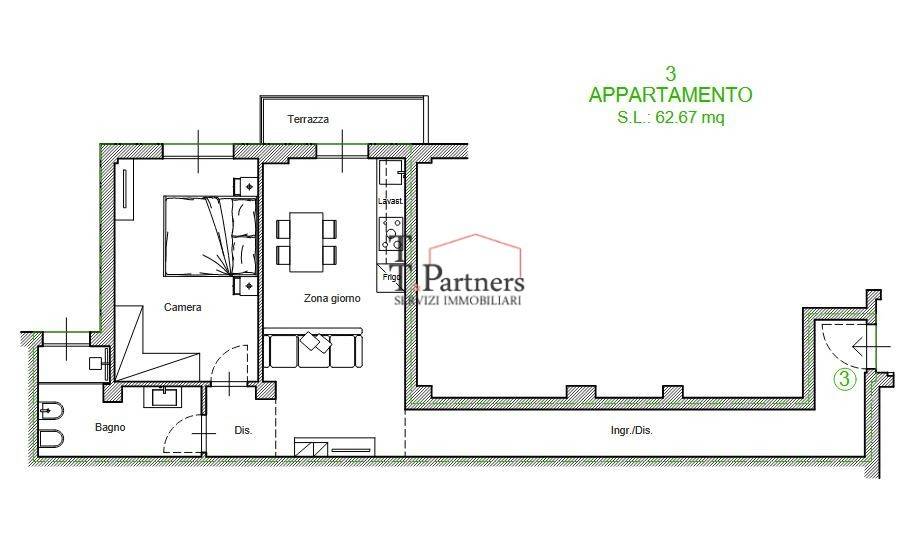 appartamento in vendita a Firenze in zona Le Cure