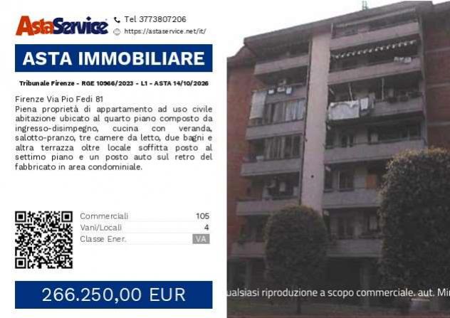 appartamento in vendita a Firenze