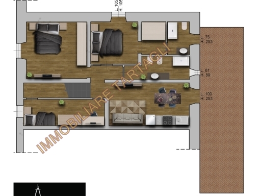appartamento in vendita a Firenze in zona Le Cure