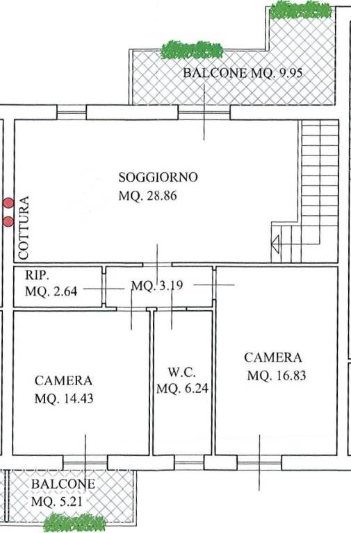 appartamento in vendita a Fucecchio