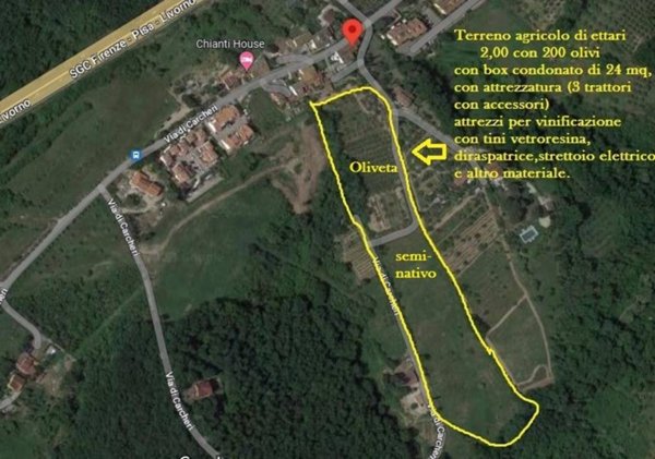 terreno agricolo in vendita a Lastra a Signa in zona Carcheri