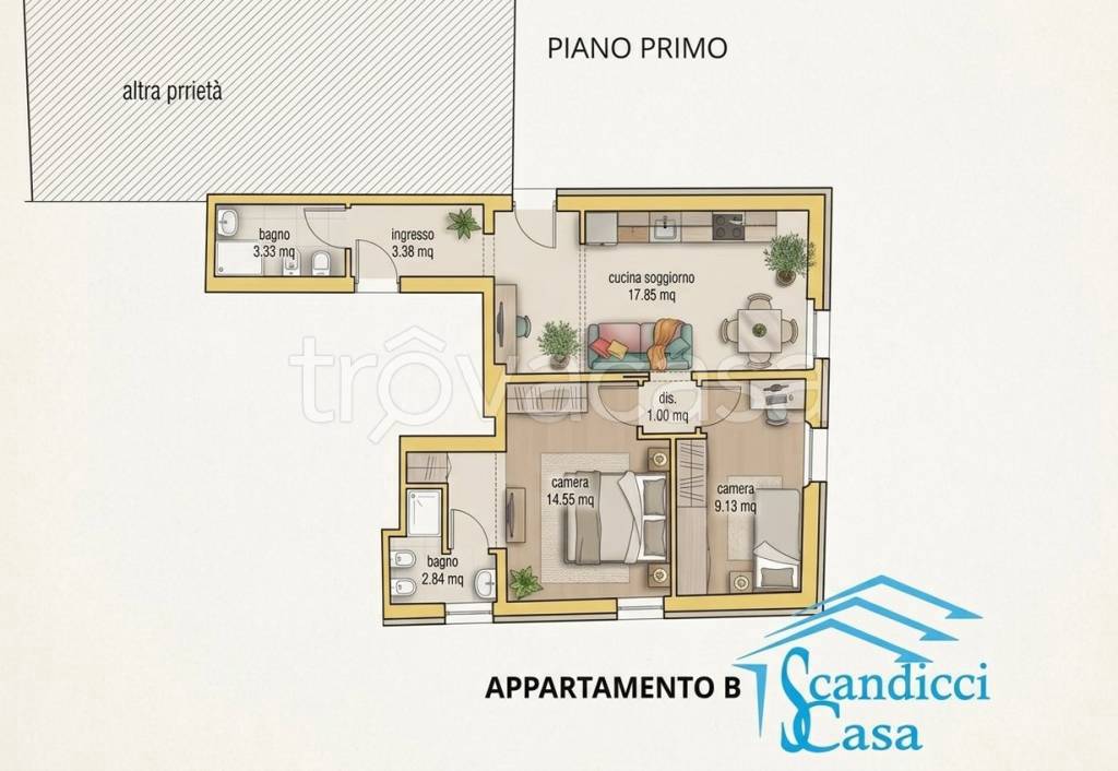 appartamento in vendita a Lastra a Signa in zona Calcinaia