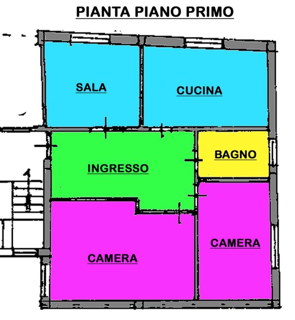 appartamento in vendita a Marradi in zona Biforco