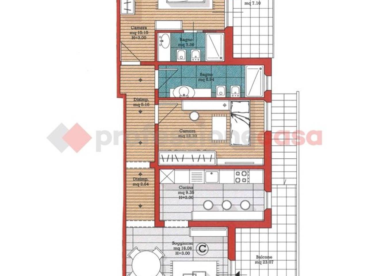 appartamento in vendita a Montelupo Fiorentino in zona Samminiatello