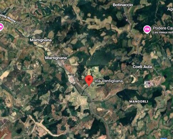terreno agricolo in vendita a Montespertoli in zona Martignana