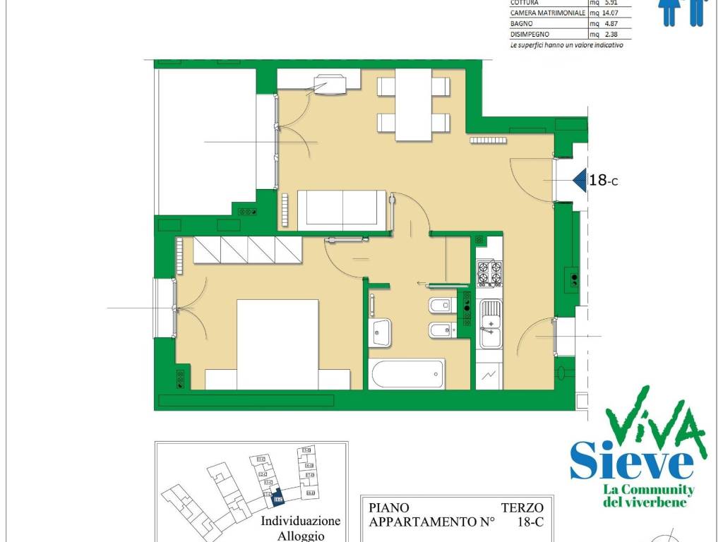 appartamento in vendita a Pelago in zona San Francesco