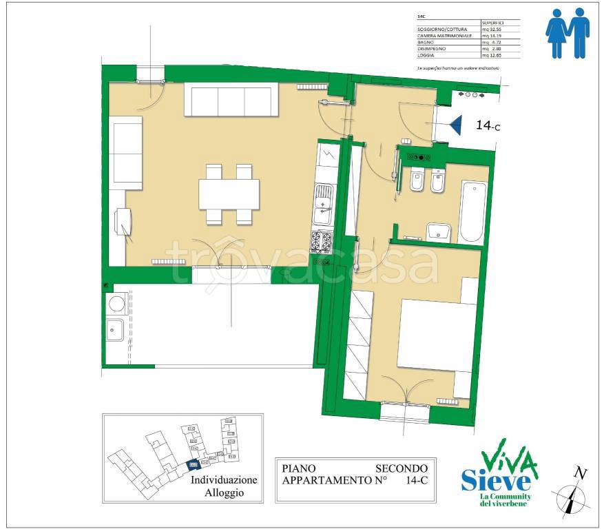 appartamento in vendita a Pelago in zona San Francesco