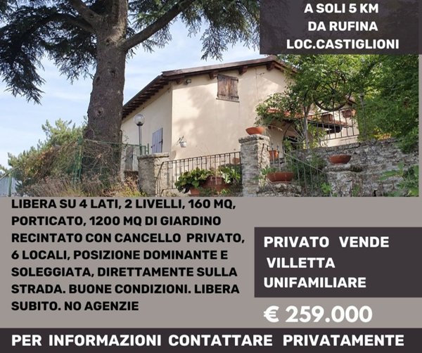 casa indipendente in vendita a Rufina