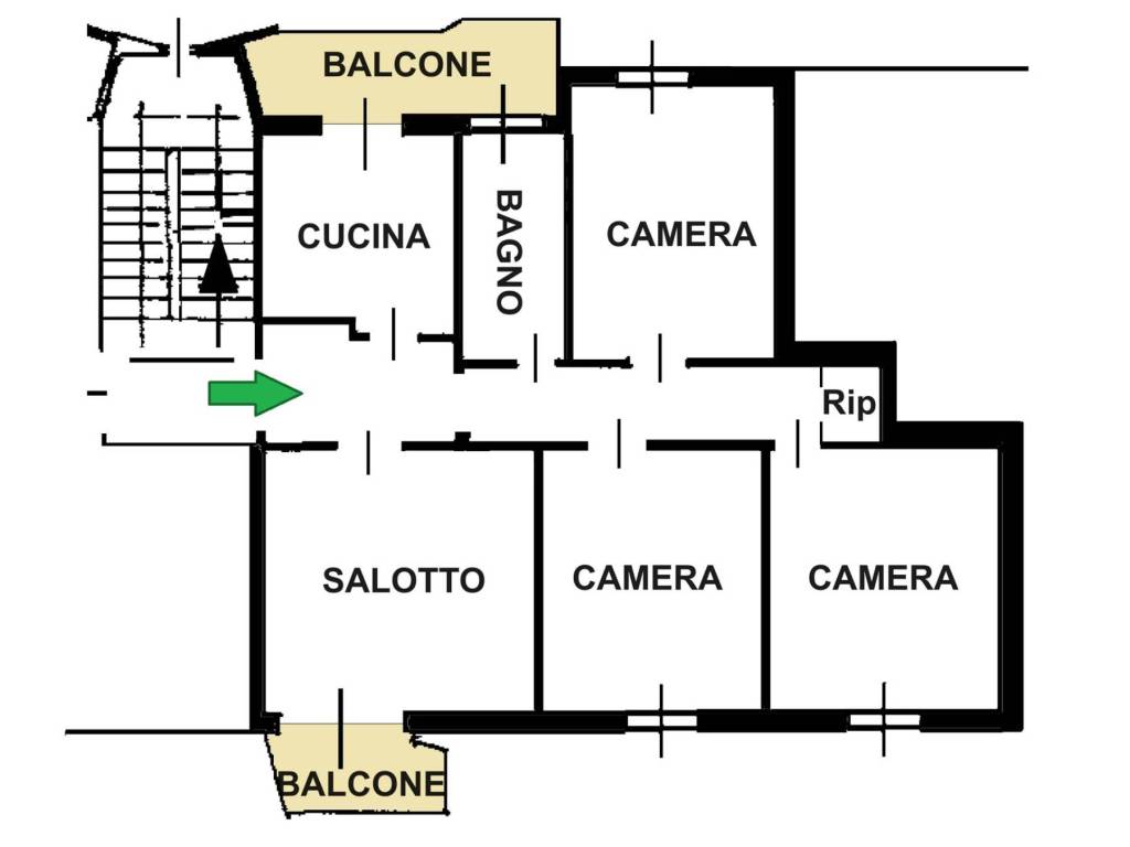 appartamento a San Casciano in Val di Pesa in zona Mercatale in Val di Pesa