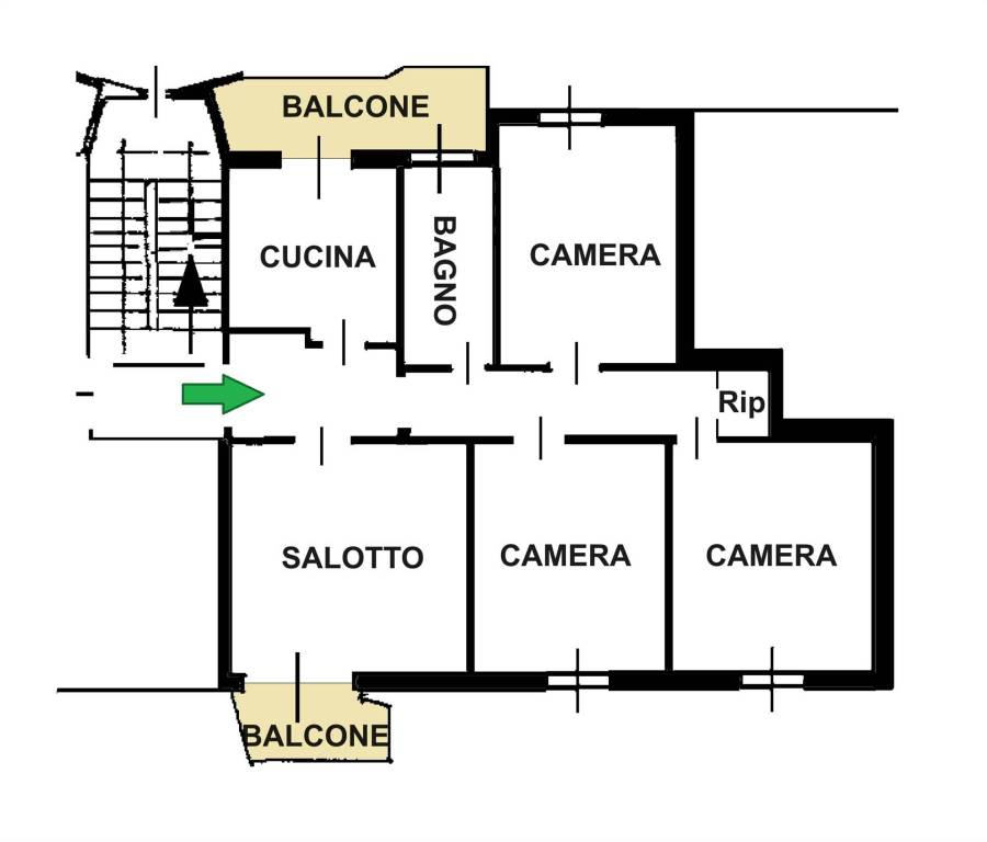 appartamento a San Casciano in Val di Pesa in zona Mercatale in Val di Pesa