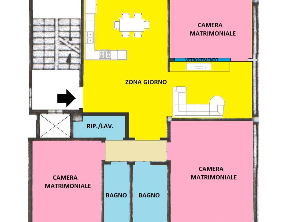 appartamento in vendita a Scandicci in zona Casellina
