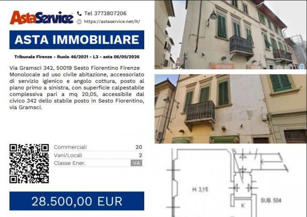 monolocale in vendita a Sesto Fiorentino