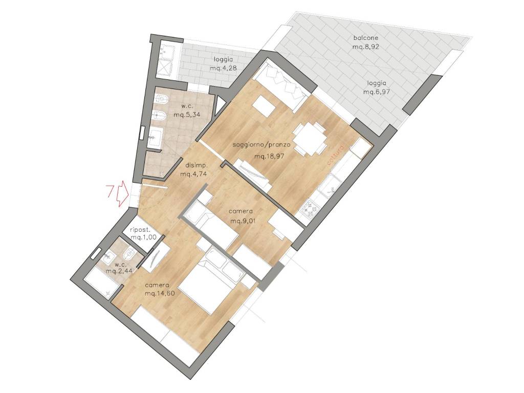 appartamento in vendita a Sesto Fiorentino
