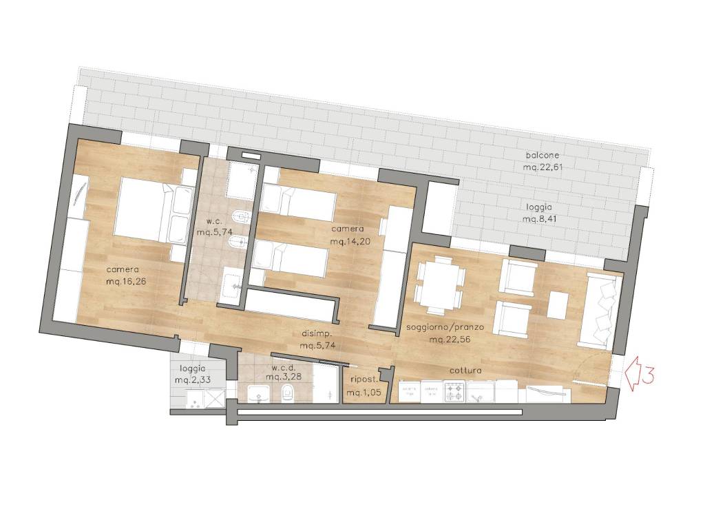 appartamento in vendita a Sesto Fiorentino