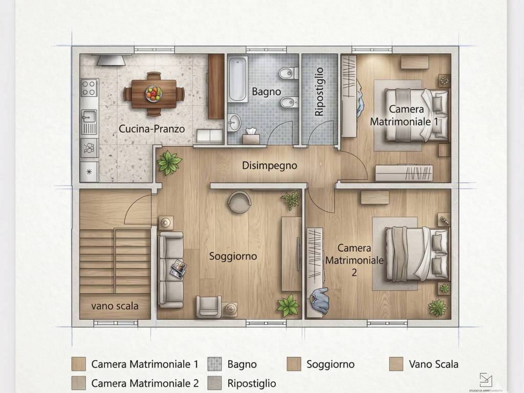 appartamento in vendita a Vinci in zona Sovigliana