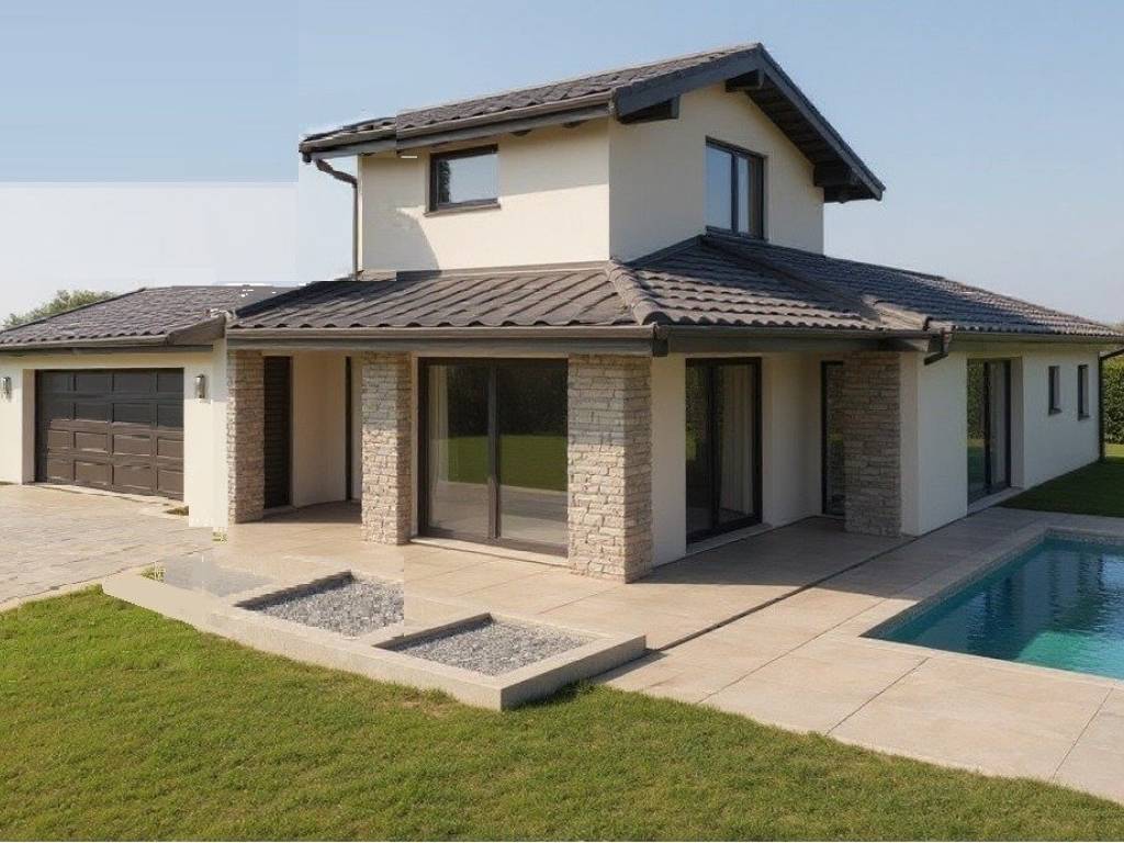 casa indipendente in vendita ad Arona in zona Mercurago
