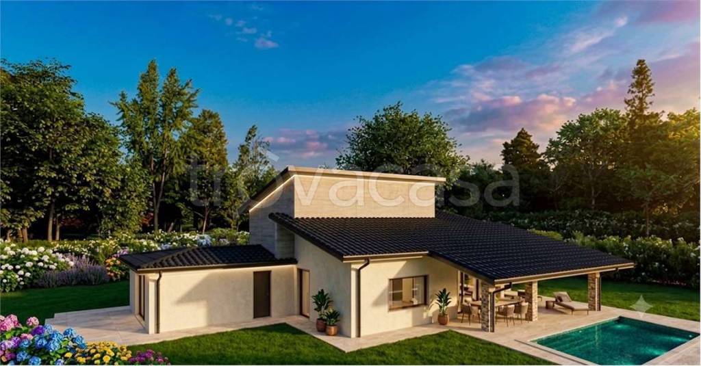 casa indipendente in vendita ad Arona in zona Mercurago