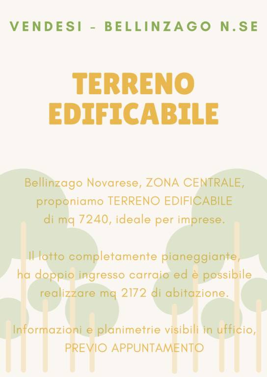 terreno edificabile in vendita a Bellinzago Novarese