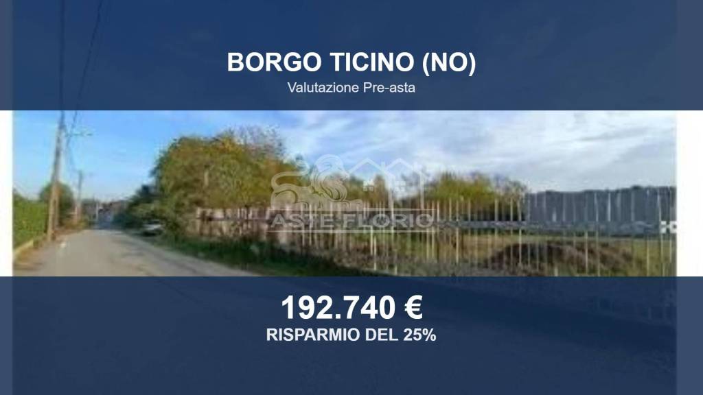 terreno edificabile in vendita a Borgo Ticino