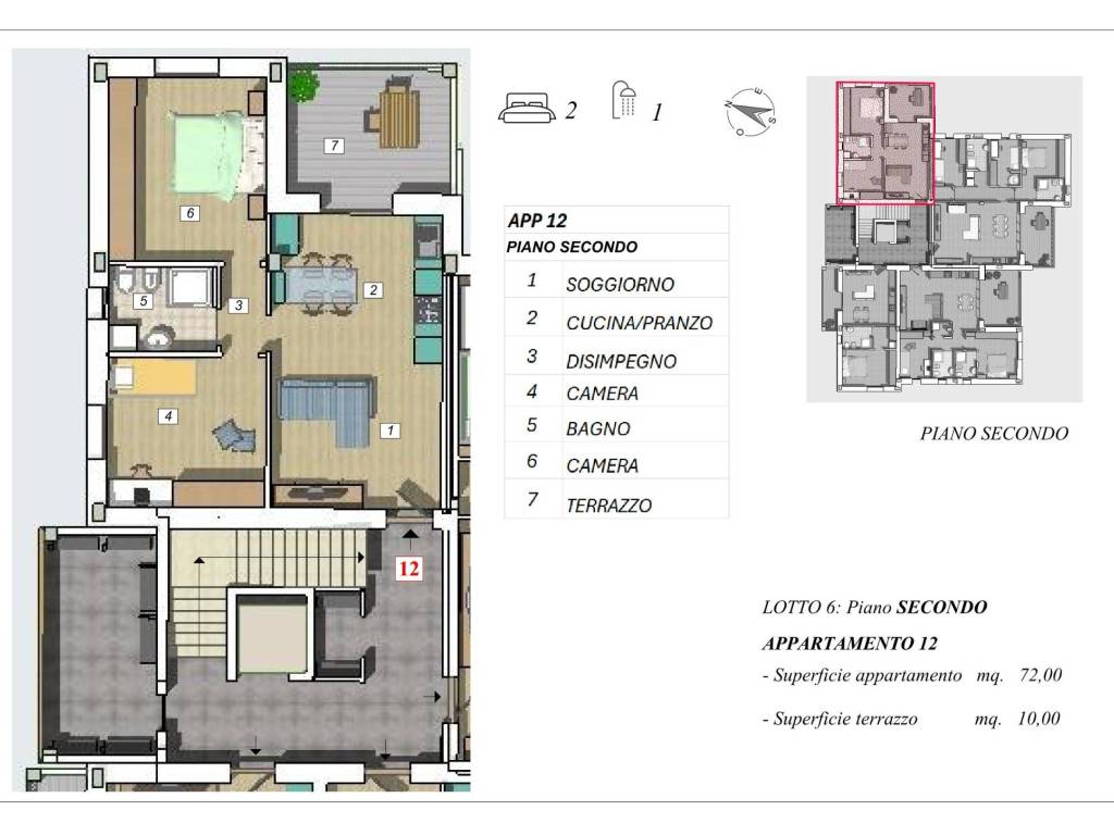 appartamento in vendita a Cameri