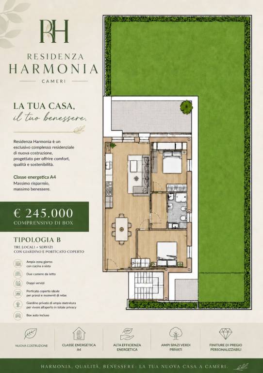 appartamento in vendita a Cameri