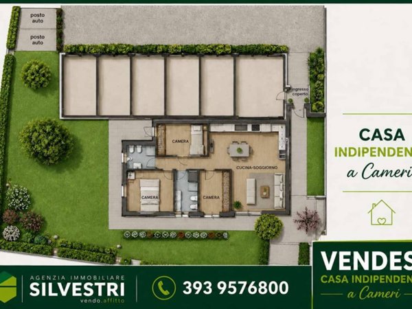 casa indipendente in vendita a Cameri in zona Nivellina