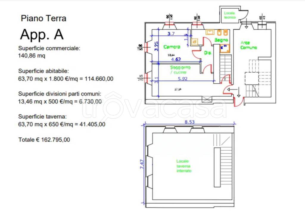 appartamento in vendita a Castelletto sopra Ticino in zona Glisente