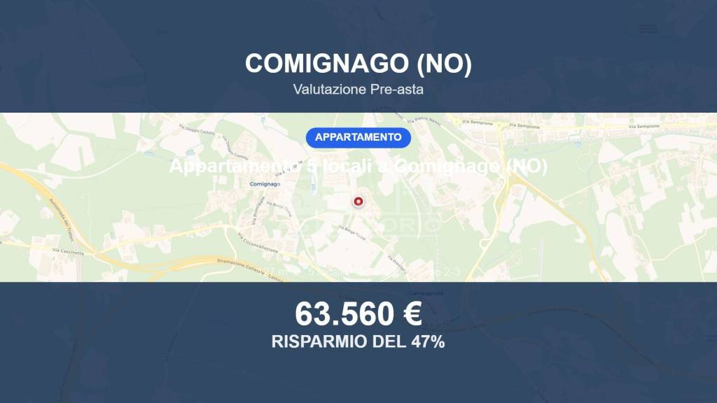 appartamento in vendita a Comignago