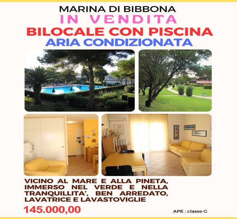 appartamento in vendita a Bibbona in zona Marina di Bibbona