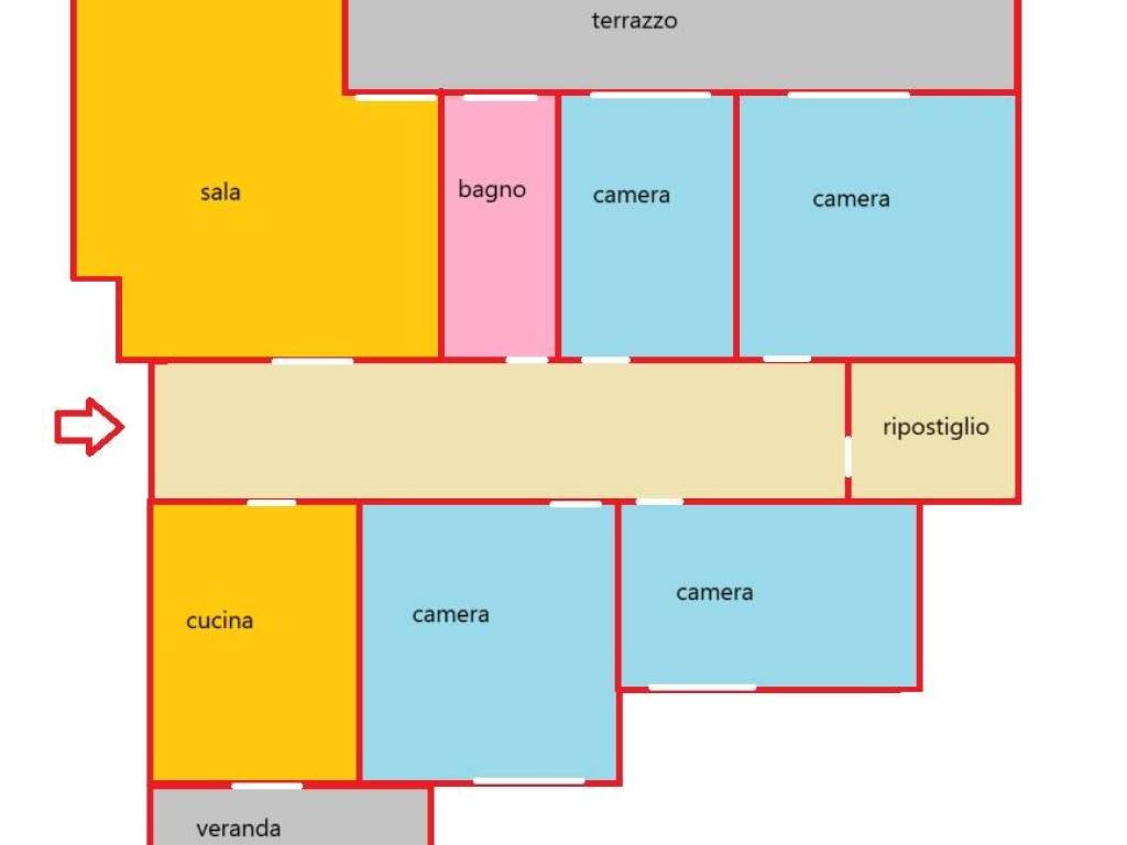 appartamento in vendita a Cecina