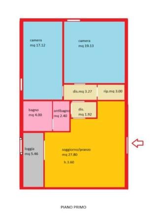 appartamento in vendita a Cecina