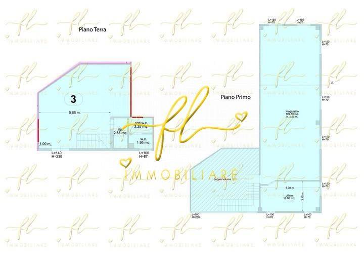 locale commerciale in vendita a Cecina