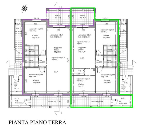 appartamento in vendita a Cecina