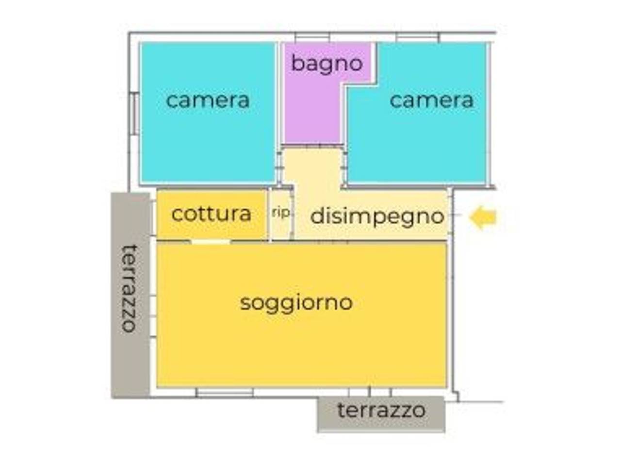 appartamento in vendita a Cecina