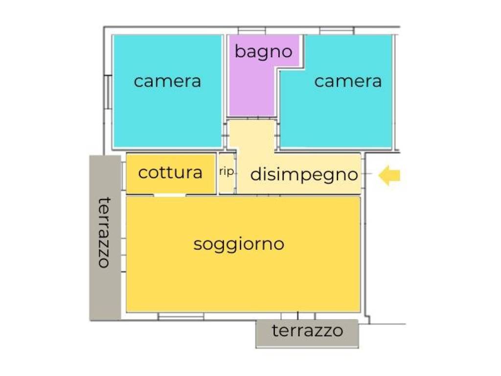 appartamento in vendita a Cecina