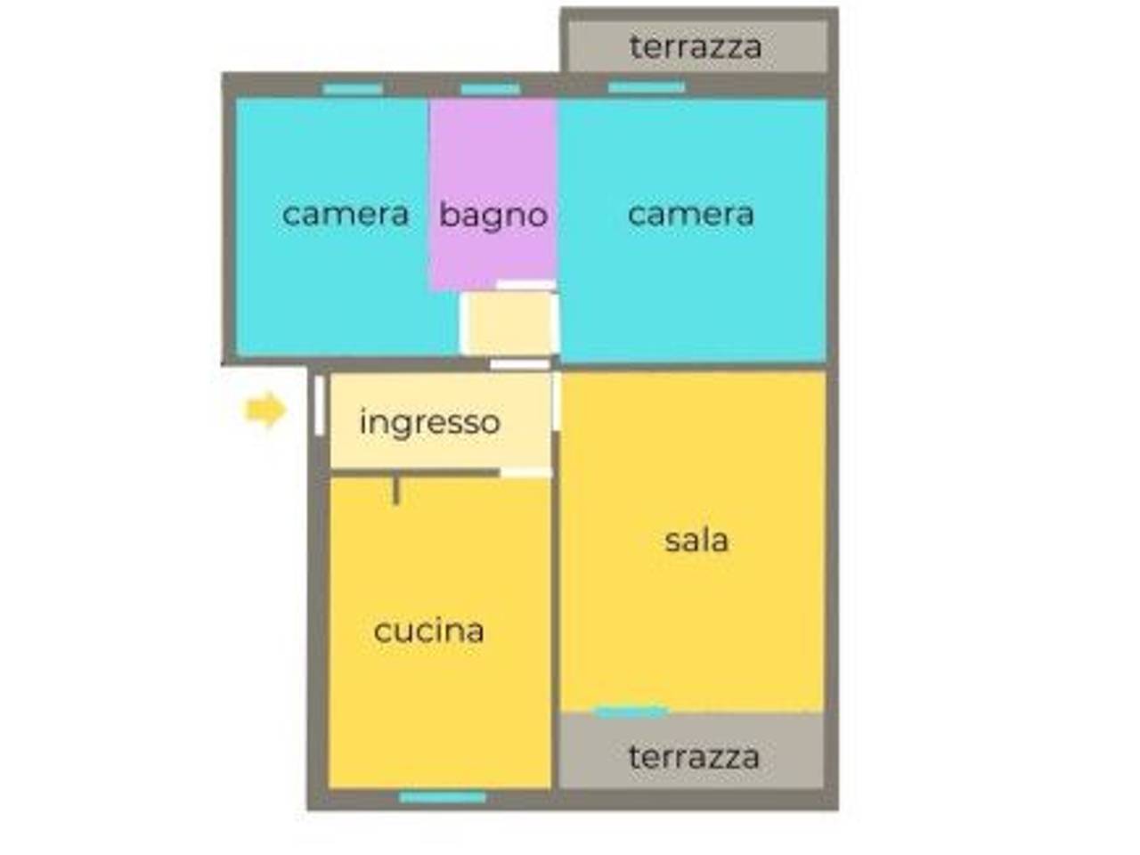 appartamento in vendita a Cecina