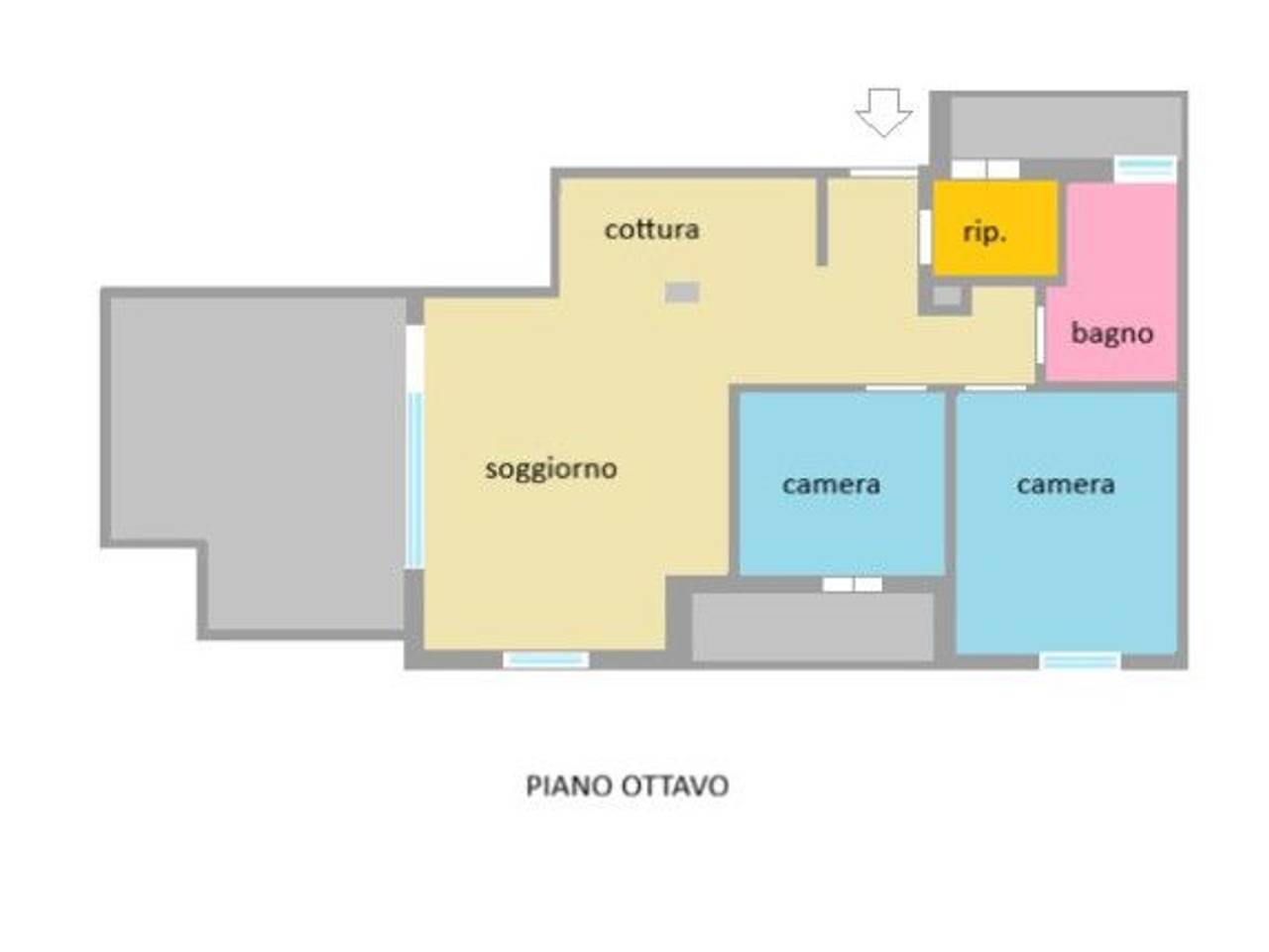 appartamento in vendita a Cecina