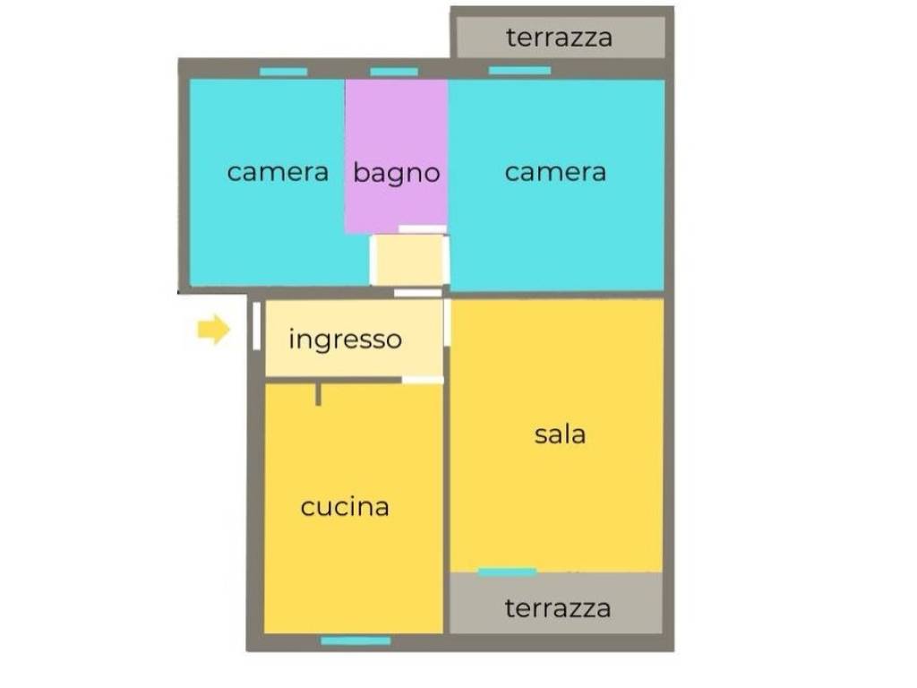appartamento in vendita a Cecina