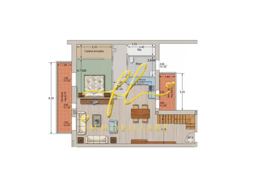 appartamento in vendita a Cecina