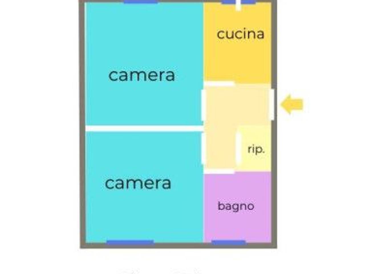 appartamento in vendita a Cecina