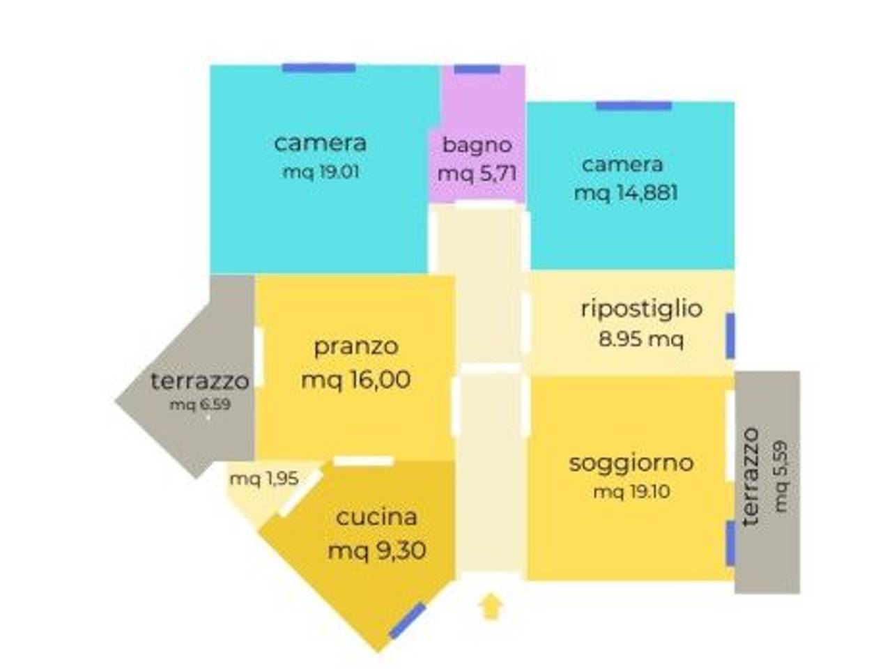 appartamento in vendita a Cecina