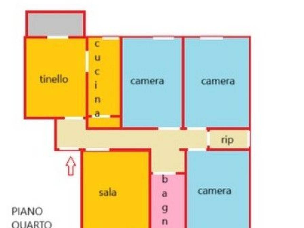 appartamento in vendita a Cecina
