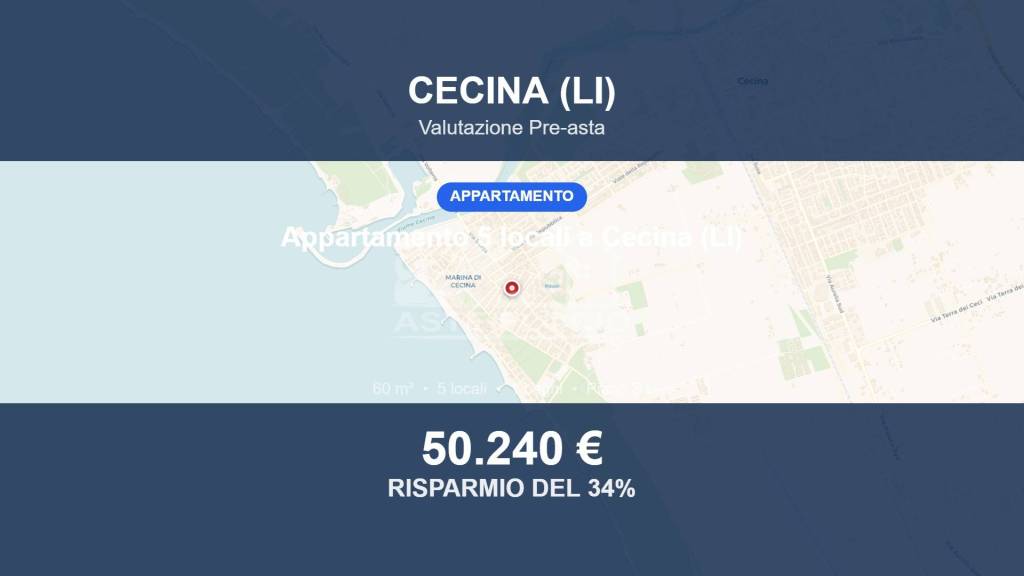 appartamento in vendita a Cecina