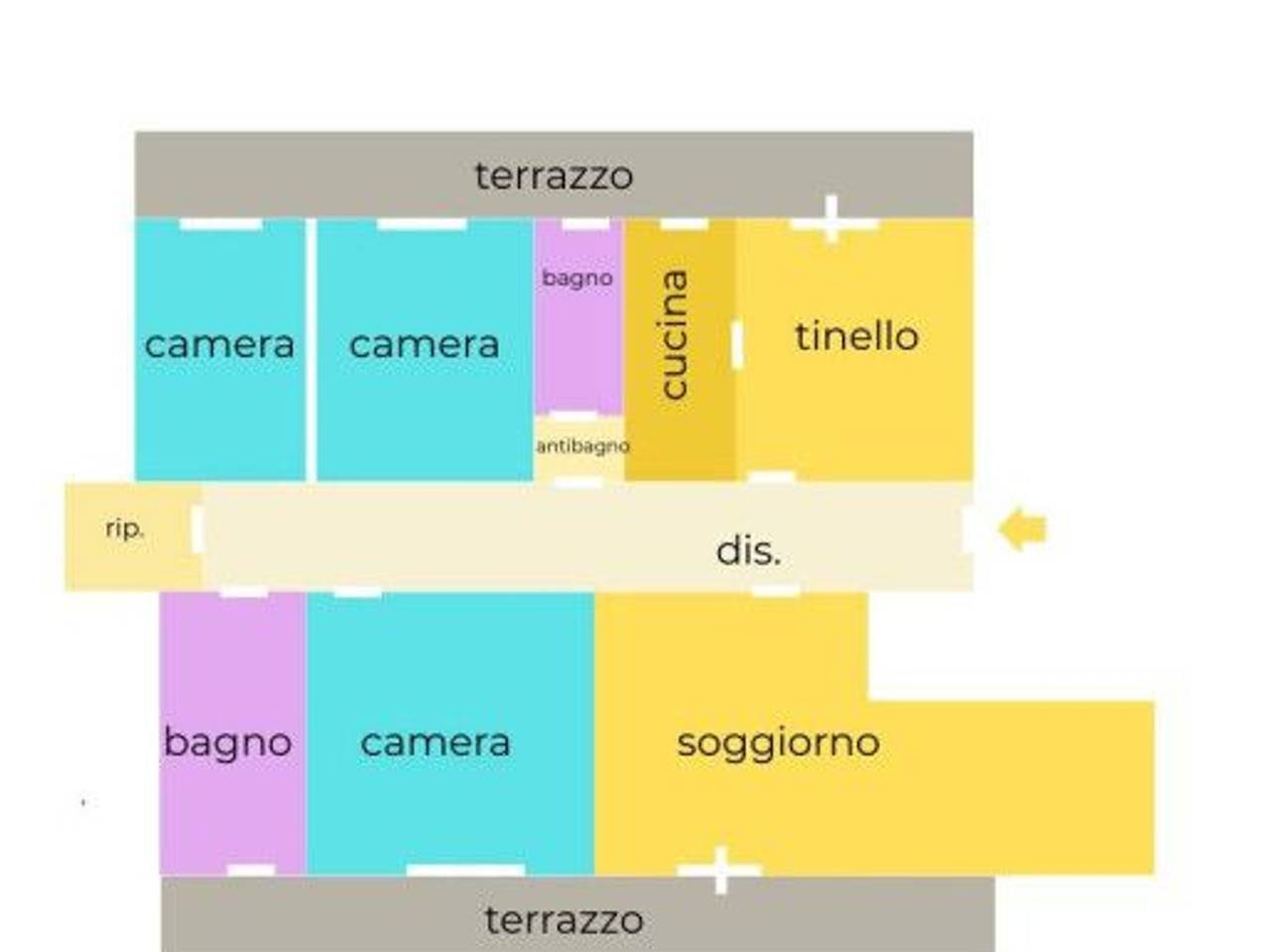appartamento in vendita a Cecina