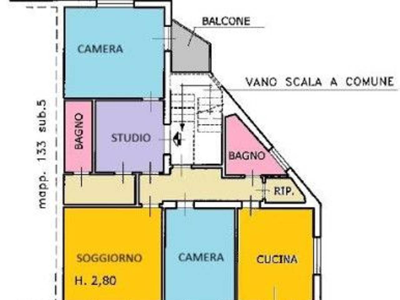 appartamento in vendita a Cecina