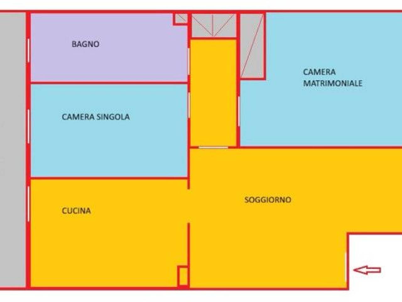 appartamento in vendita a Cecina