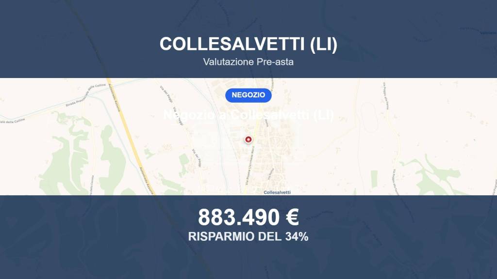negozio in vendita a Collesalvetti