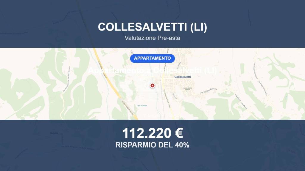 appartamento in vendita a Collesalvetti in zona Vicarello